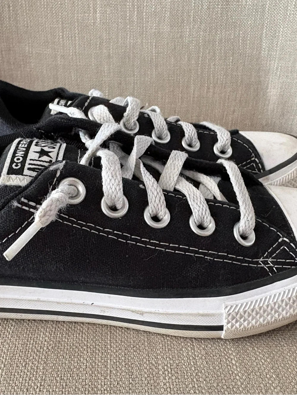 Converse Kids Black and White Low Top Chuck Taylor Sneakers